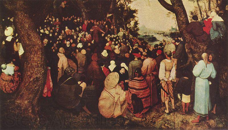 Pieter Bruegel the Elder Bubdigt des Johannes